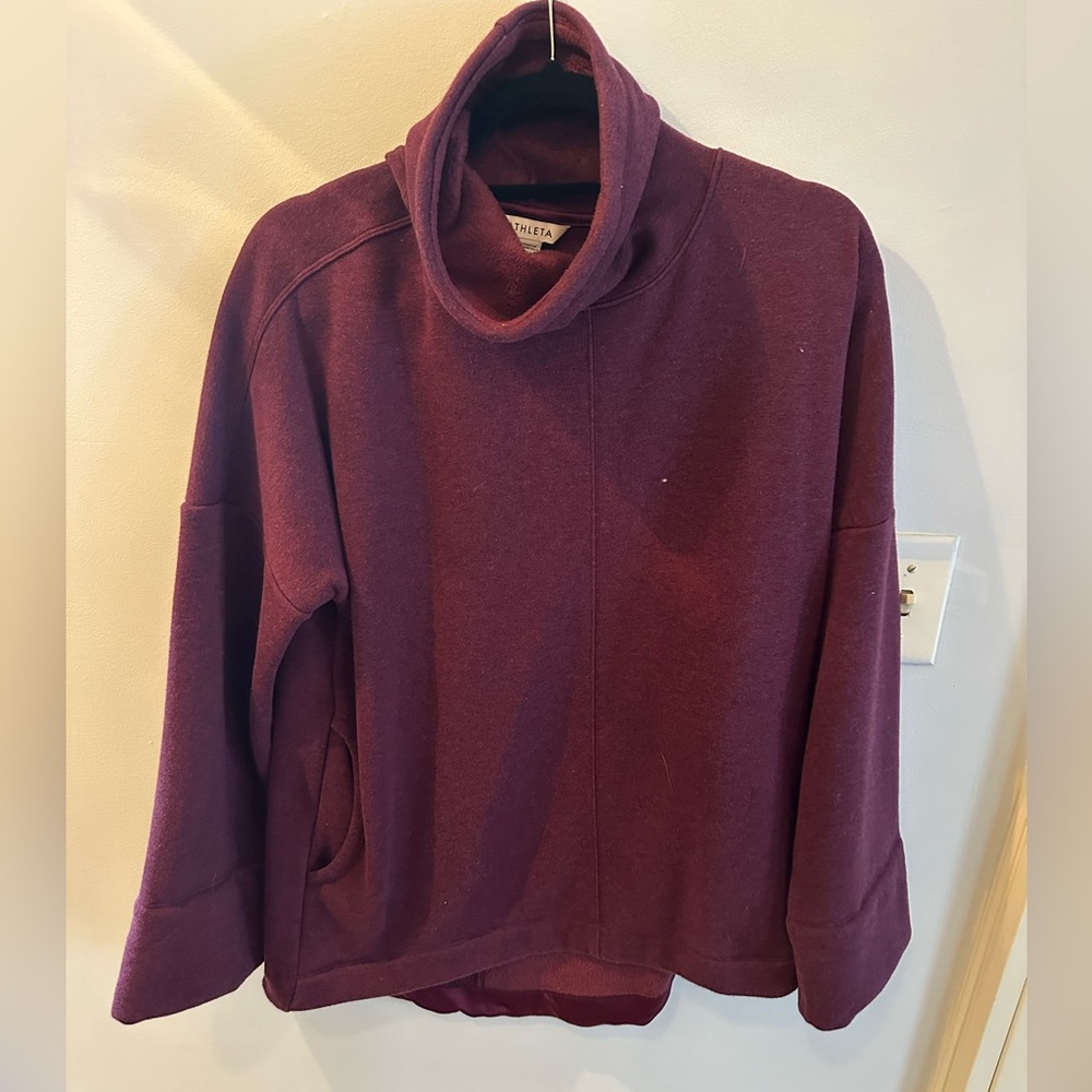 Athleta Cowl Neck tunic sweatshirt